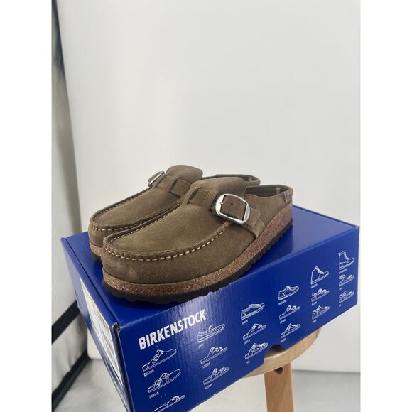 Birkenstock Buckley Ladies 8 Men's 6 EU 39 Gray Taupe Narrow fit - Picture 2 of 6